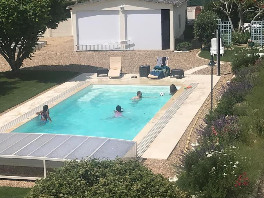 Gite Chalet-Piscine "Belle-Etoile" Touraine Anjou Courcelles-de-Touraine Luaran gambar