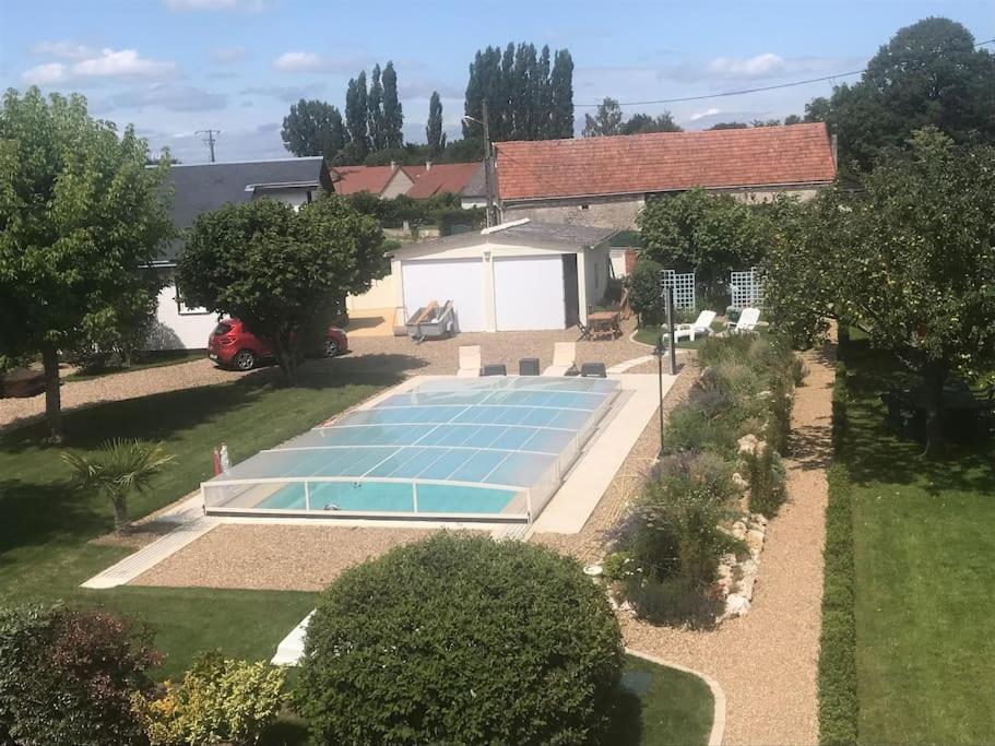 Gite Chalet-Piscine "Belle-Etoile" Touraine Anjou Courcelles-de-Touraine Luaran gambar