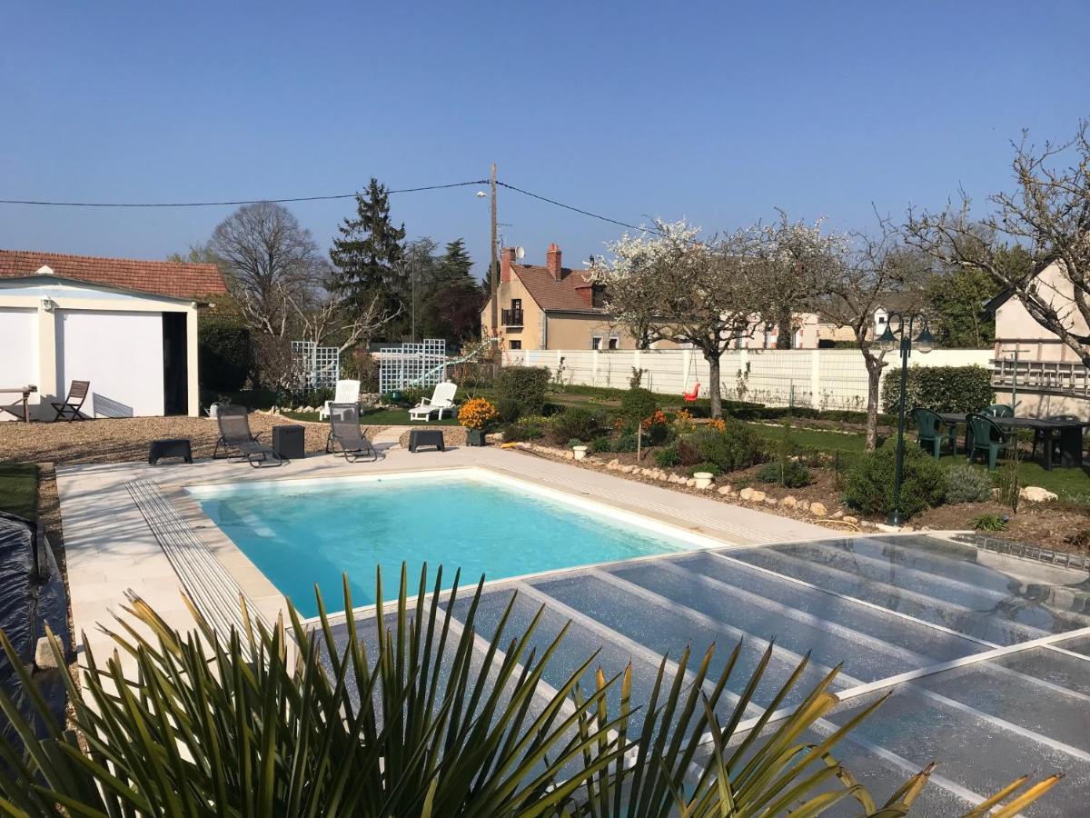 Gite Chalet-Piscine "Belle-Etoile" Touraine Anjou Courcelles-de-Touraine Luaran gambar
